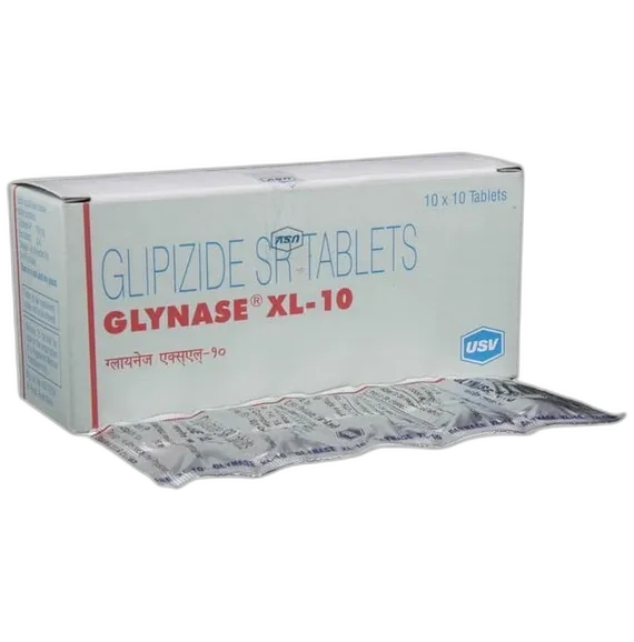 glynase xl 10mg tablet 10's